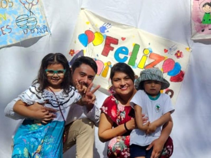 en familia